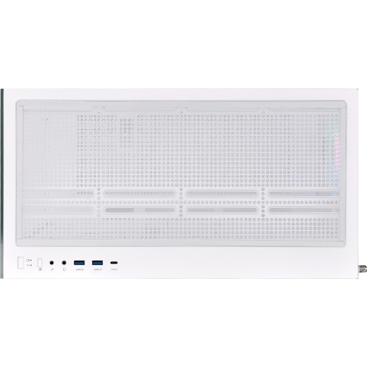 Thermaltake view 270 tg argb - boîtier tour midi neige (blanc | 2x USB-A | 1x USB-C | RGB | verre trempé)