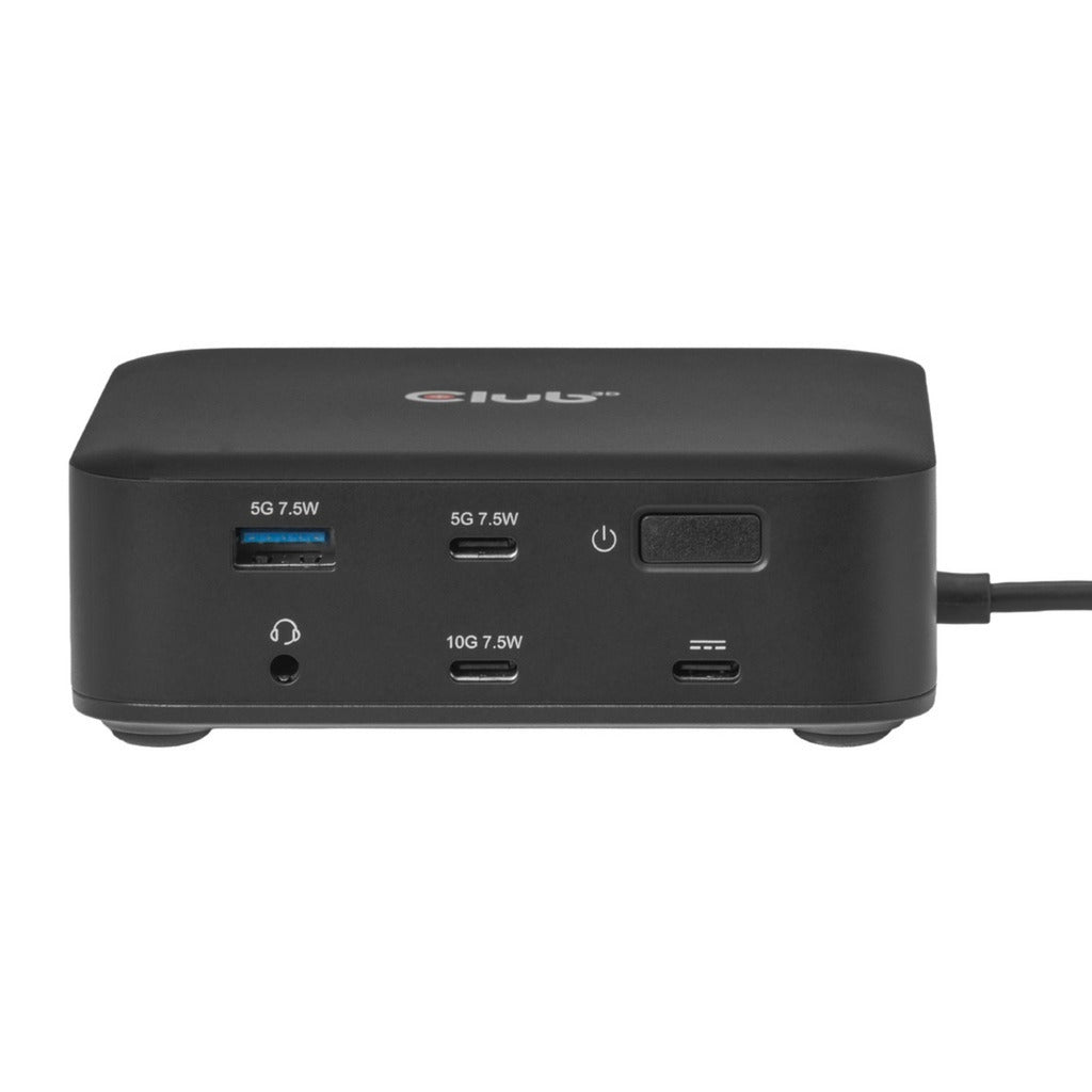 Station d'accueil Club 3D 12-1 USB-C® Quad DisplayLink (noir)