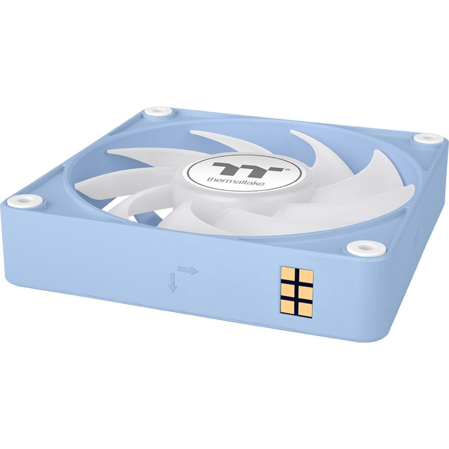 Thermaltake ct120 ex argb sync ventilateur de refroidissement PC hortensia bleu (pack de 3 ventilateurs) ventilateurs de boîtier (bleu clair, 3 pièces, 120 x 120 x 25 mm, pwm)