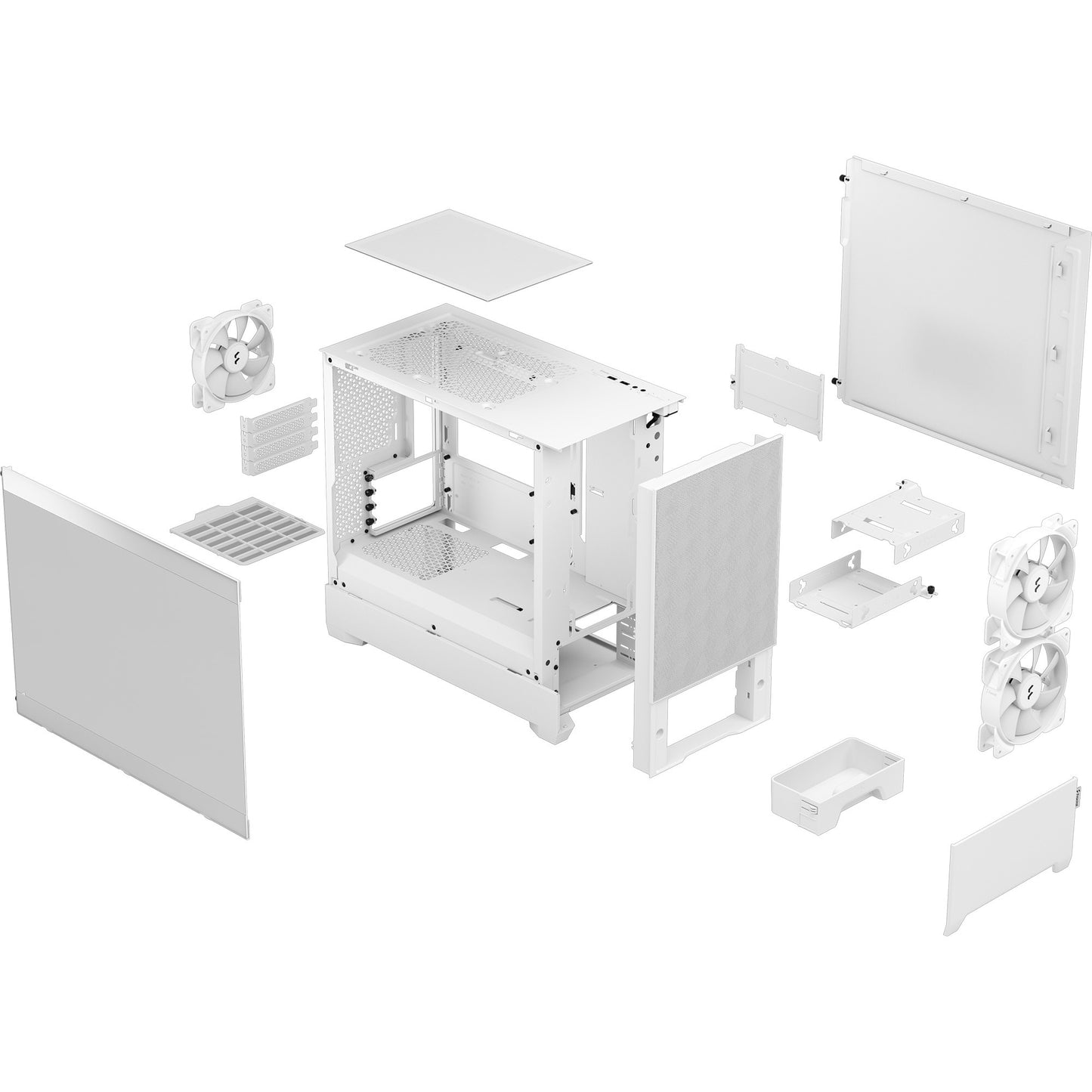 Fractal Design Pop Mini Air RGB White Tg Clear Tint