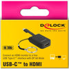 Dellock USB-C> Anneau de clé de l'adaptateur HDMI