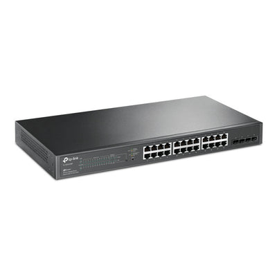 Tp-link Omada SG2428P Jetstream Commutateur intelligent Gigabit 28 ports (noir, 24x PoE+)