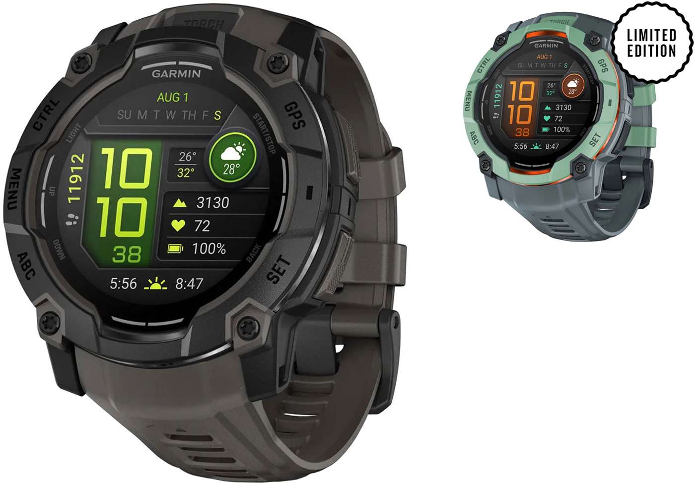 Garmin instinct® 3 amoled 50mm - Montre connectée multisport GPS