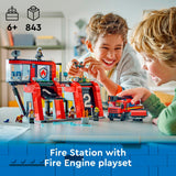Lego LEGO City 60414 Caserne de pompiers et camion de pompiers - afbeelding 7