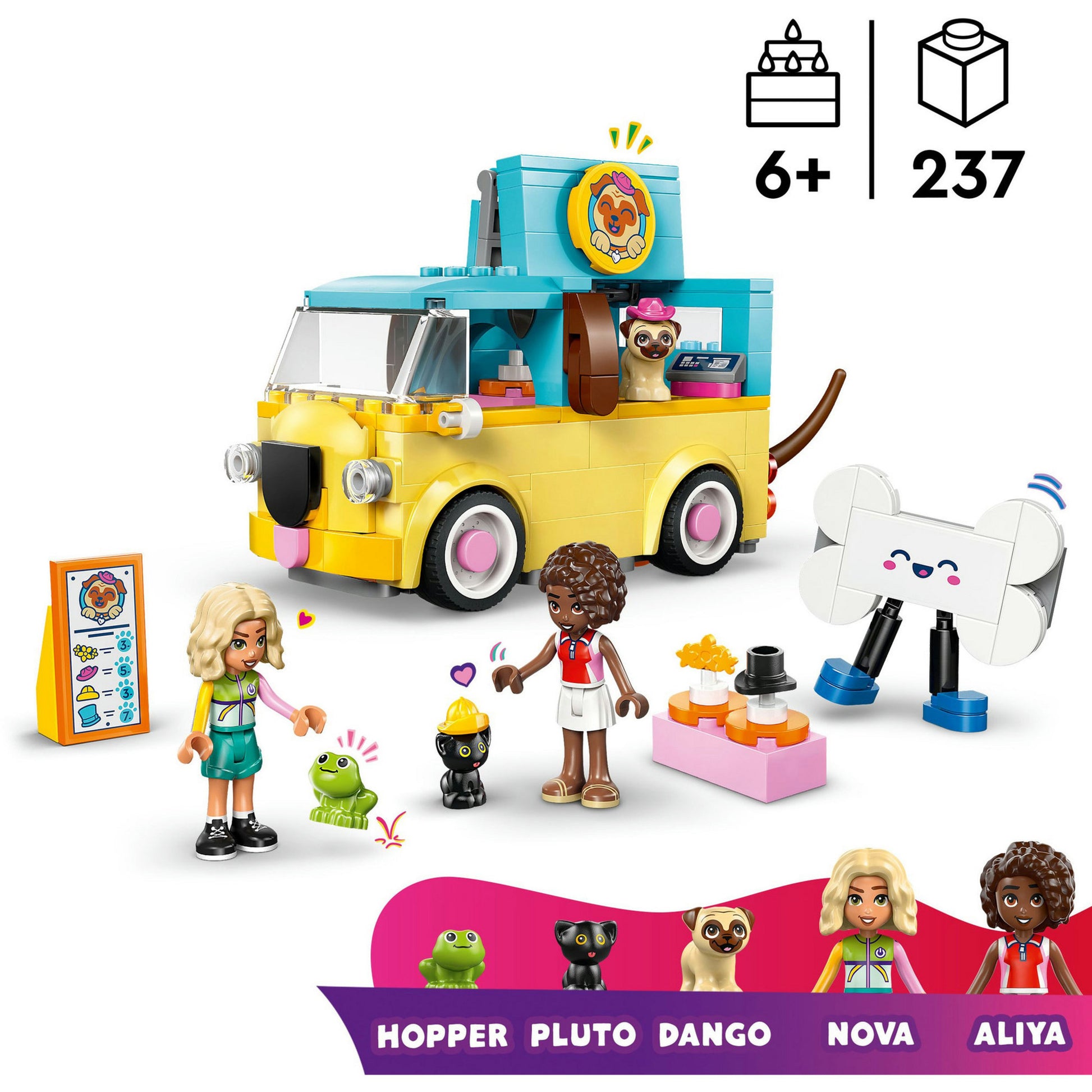 LEGO Friends 42678 Van avec accessoires pour animaux | 2 pièces
