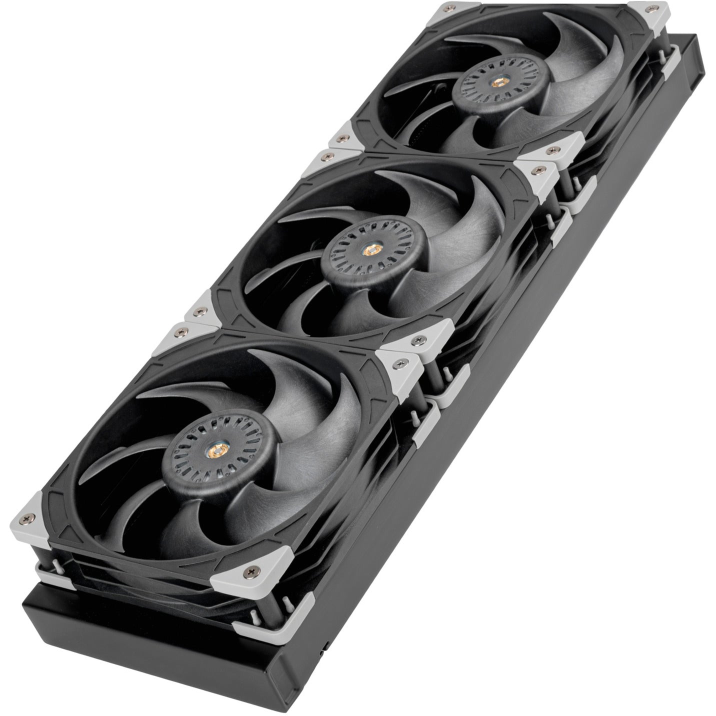 Refroidissement par eau Silverstone xe420 (argent noir)