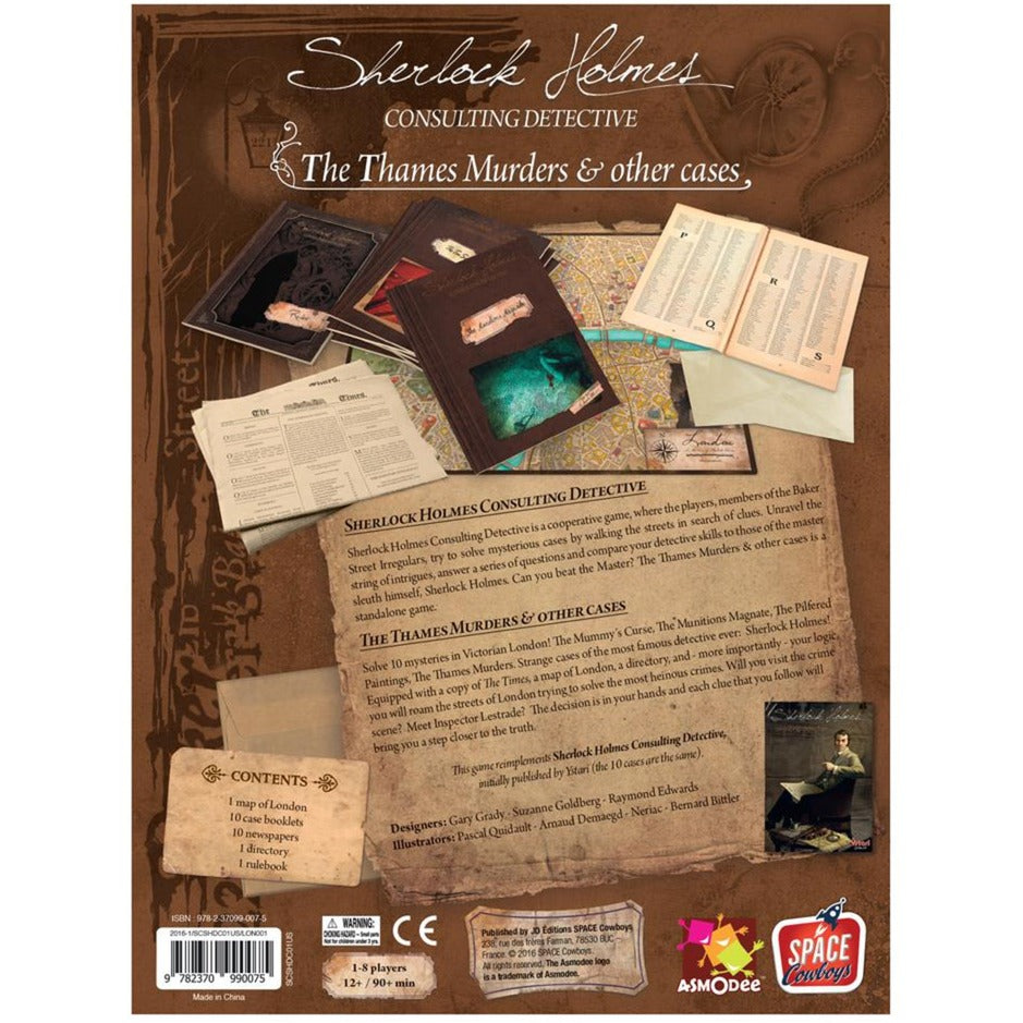 ASMODEE SHERLOCK HOLMES CONSULTANT DÉTECTION: La Tamise M