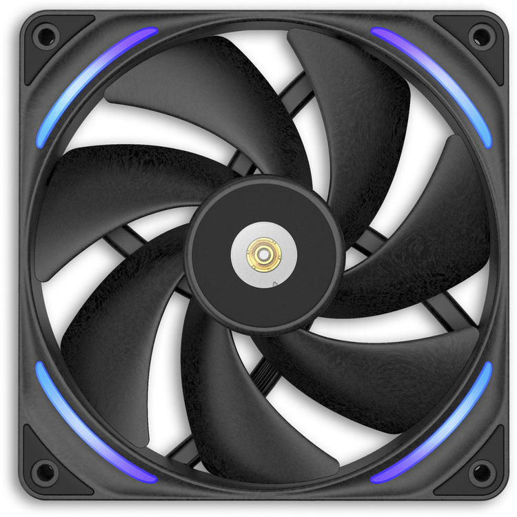 Nzxt f140x ventilateur de boîtier rgb (noir, 140 x 140 x 30 mm, pwm)