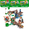 Ensemble d'extension Lego Super Mario : jouet de construction en chariot de mine de Diddy Kong (71425)