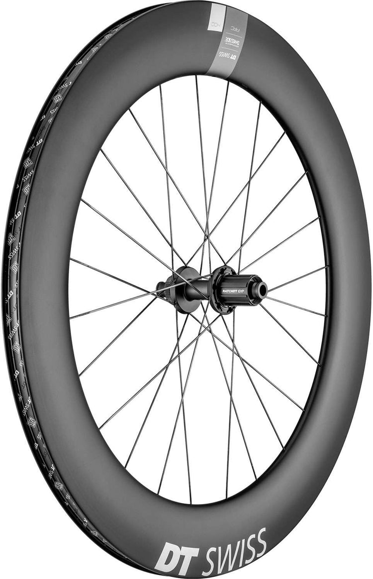 Roue Arrière DT Swiss Arc 1400 Dicut® 80 28 Disc CL Shimano HG Carbone