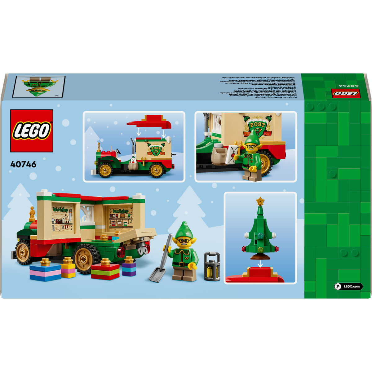Lego Lel Seasons 40746 Le camion de livraison du Père Noël | 2 pièces