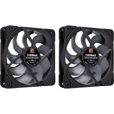 Noctua nf-a12x25 g2 pwm sx2-pp chromax.black ventilateurs de boîtier (noir, 2 pièces, 120 x 120 x 25 mm)