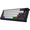 Hator skyfall pro sans fil, clavier de jeu (noir, disposition américaine, hator aurum vanille silencieux, 65%, RVB, pbt double-shot, échange à chaud, bluetooth usb-c 2,4 GHz)