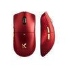 Souris de jeu sans fil ultra légère Mchose K7 (or rouge, RVB, USB 2,4 GHz, 42 000 dpi)
