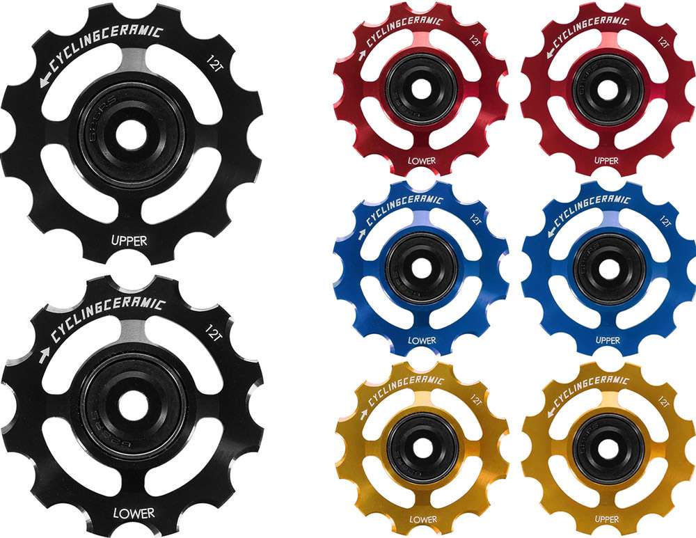 Poulies de dérailleur Cyclingceramic 12t pour sram axs campagnolo