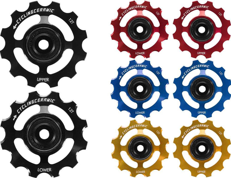Poulies de dérailleur Cyclingceramic 12t pour sram axs campagnolo