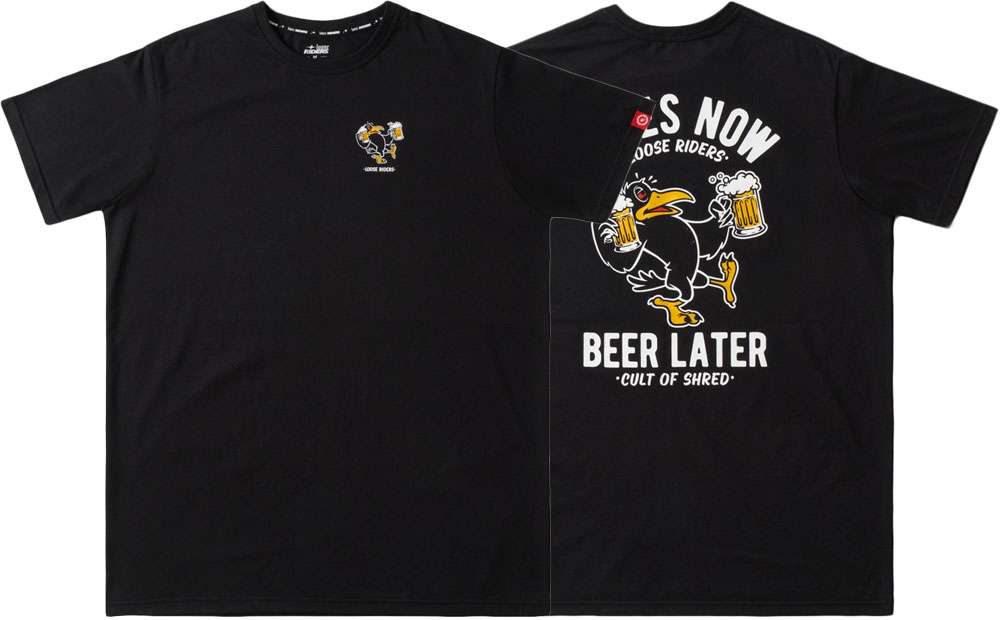 Loose Riders Drinky Crow - tee-shirt technique