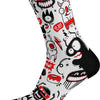 Sox chaussures lumineuses funky - chaussettes