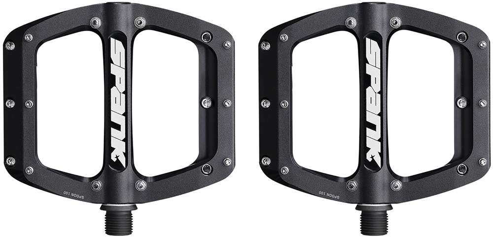 Pédales plates de redémarrage de la cuillère Spank