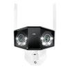 Reolink w750, caméra 16mp wifi 6 double bande double objectif (blanc, vue panoramique 180°)