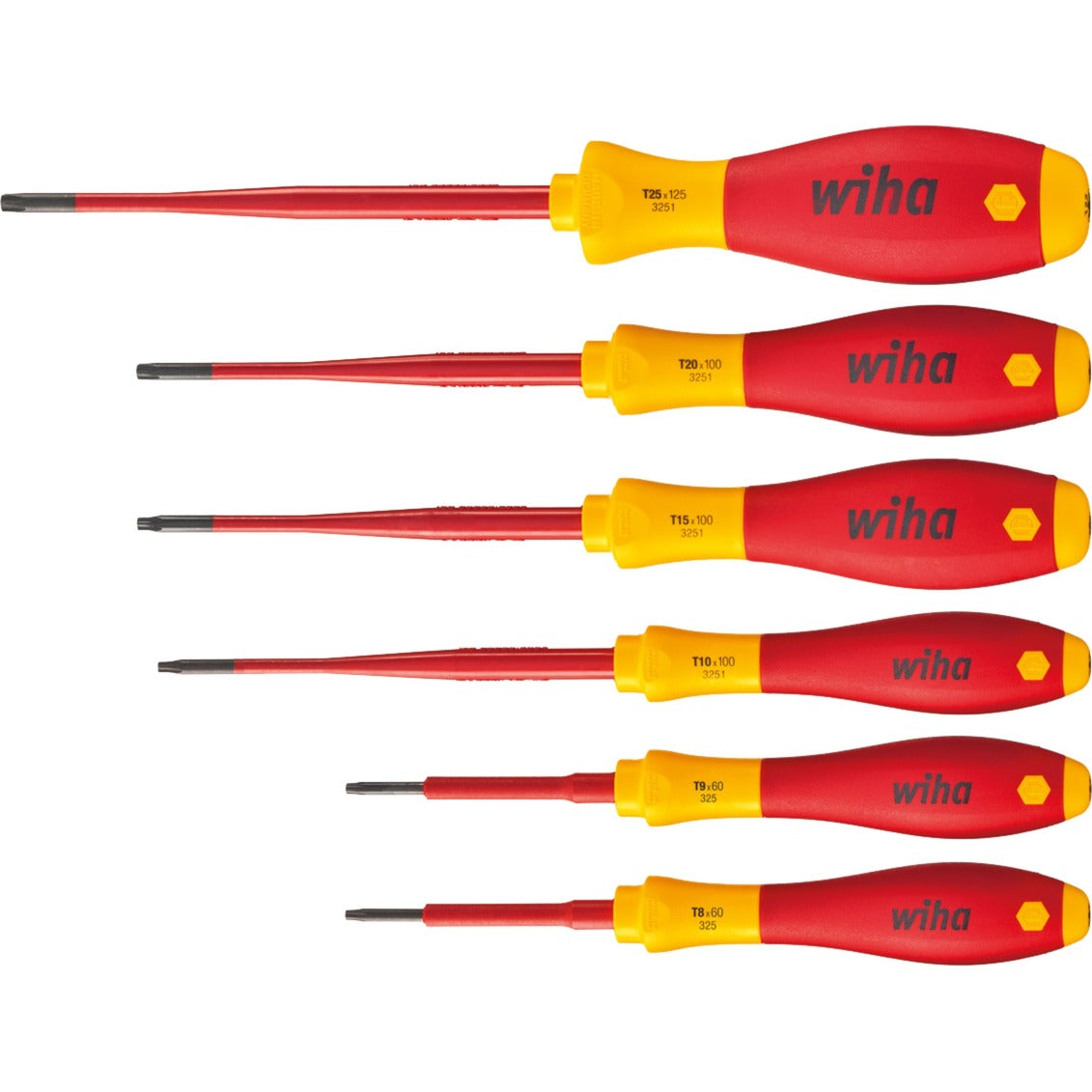 Wiha Tournevis Set Softfinish Electric Slimfix