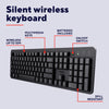 Trust ody II Clavier sans fil silencieux