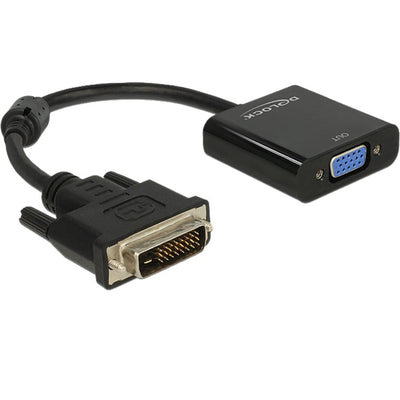 Adaptateur Dellock DVI-D 24 + 1 mâle> VGA femelle