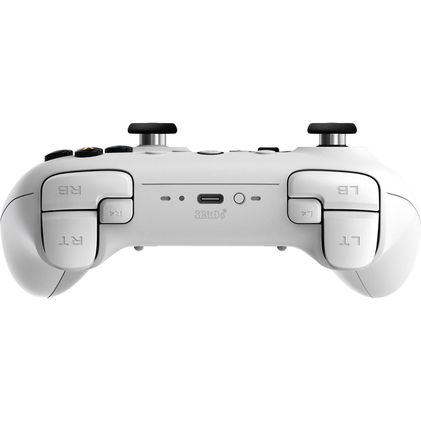 Manette sans fil 8bitdo Ultimate 2 (blanc, Bluetooth 2,4 GHz, USB, PC)