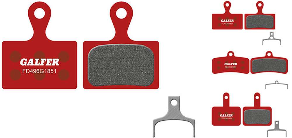 Plaquettes de disque avancées Galfer Bike pour Shimano