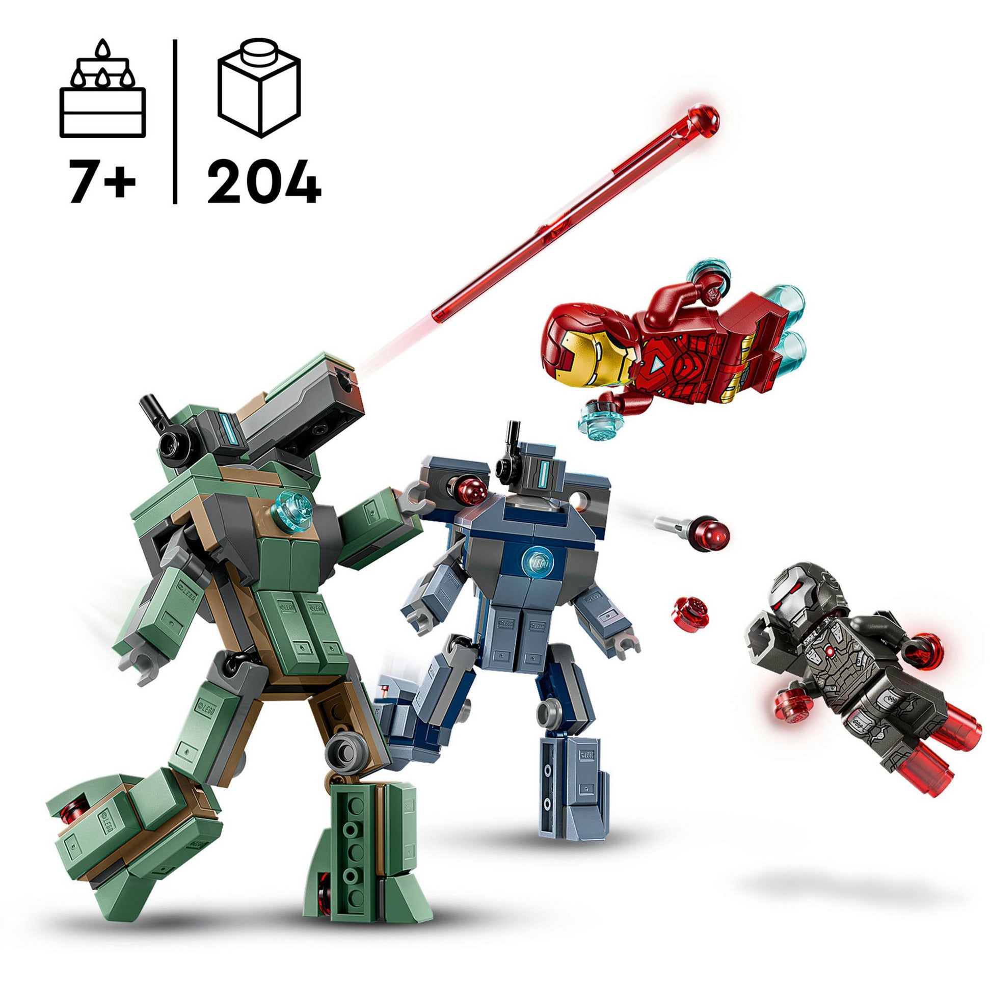Lego Super Heroes Marvel 76320 Iron Man and War Machine vs Hammer Dones