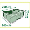 Couverture de meubles de jardin de la nature pour ensemble de salon