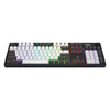 Hator skyfall pro sans fil, clavier de jeu (noir, disposition américaine, hator aurum vanille silencieux, RVB, pbt double-shot, échange à chaud, bluetooth usb-c 2,4 GHz)