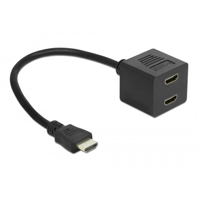 Dellock Splitter HDMI à grande vitesse avec Ethernet 1x mâle à