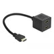 Dellock Splitter HDMI à grande vitesse avec Ethernet 1x mâle à