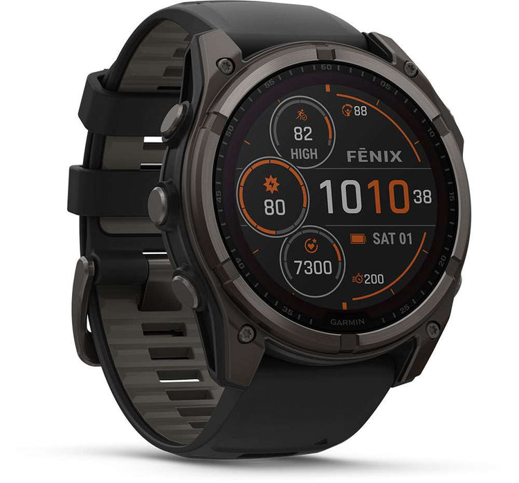 Garmin fēnix® 8 - saphir solaire 51 mm - montre intelligente multisport GPS