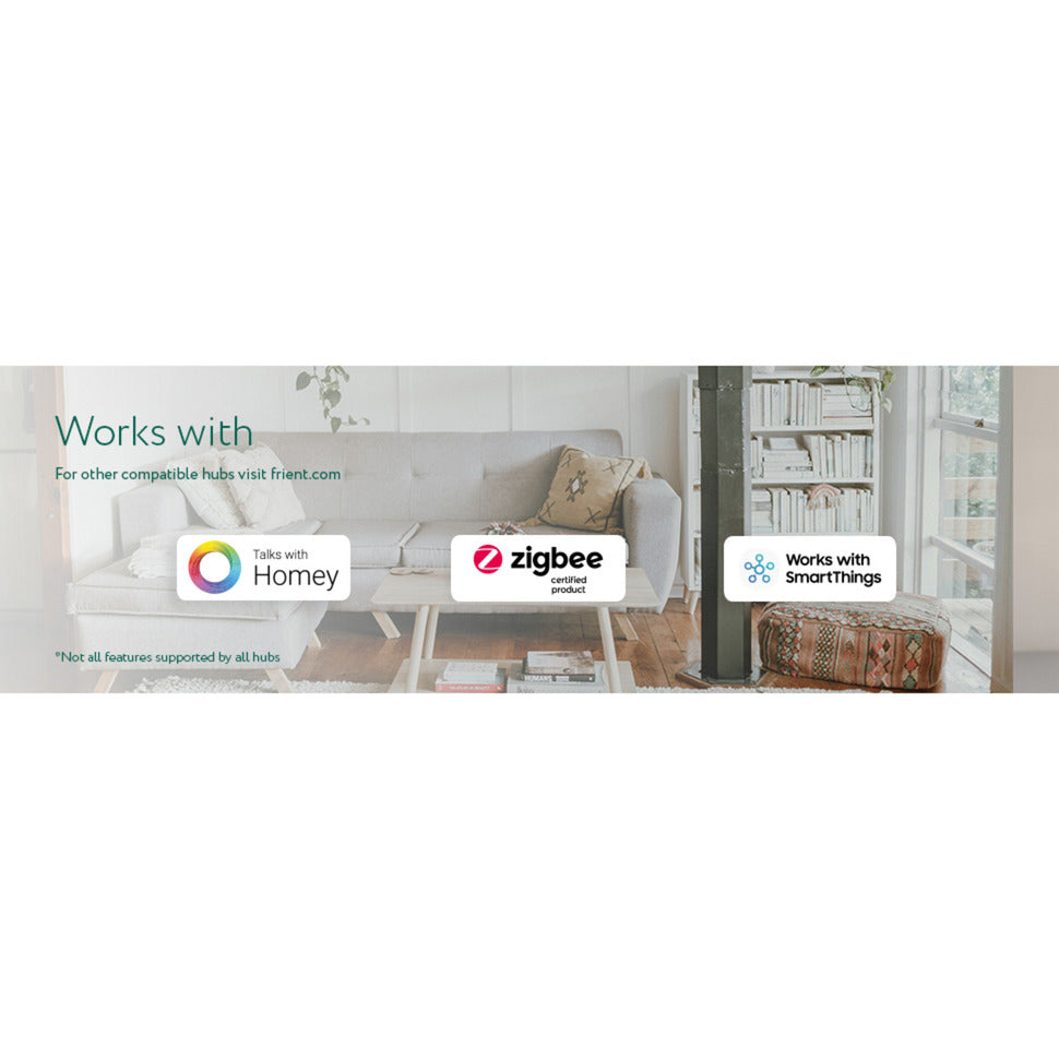 Relais relais din intelligent Frient (gris clair, zigbee)