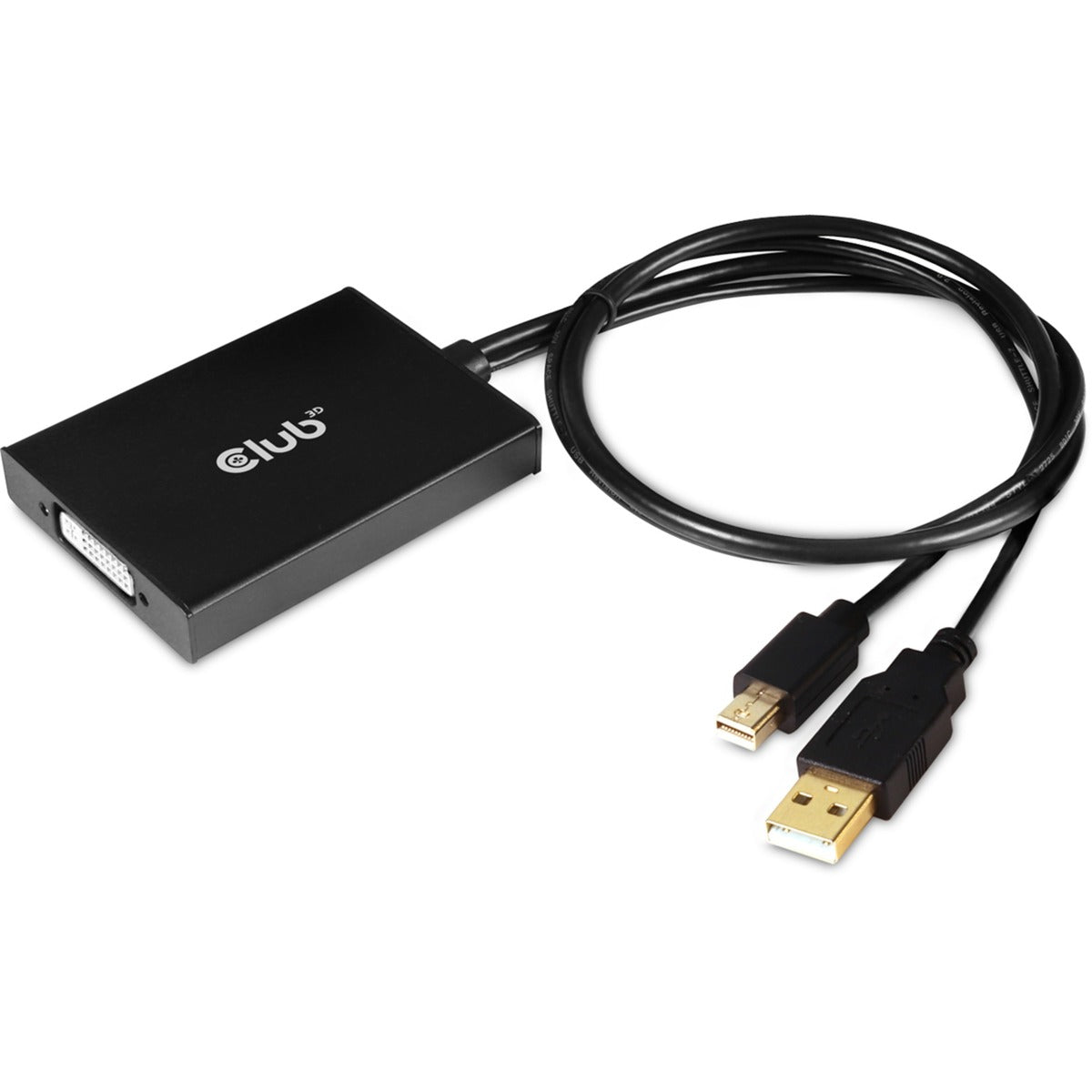 Club 3D Mini DisplayPort 1.2> DVI-D à double liaison