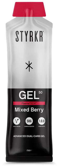 Gel énergétique Styrkr gel50 double glucides