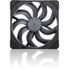 Noctua nf-a14x25 g2 pwm chromax.black ventilateur de boîtier (noir, 140 x 140 x 25 mm)