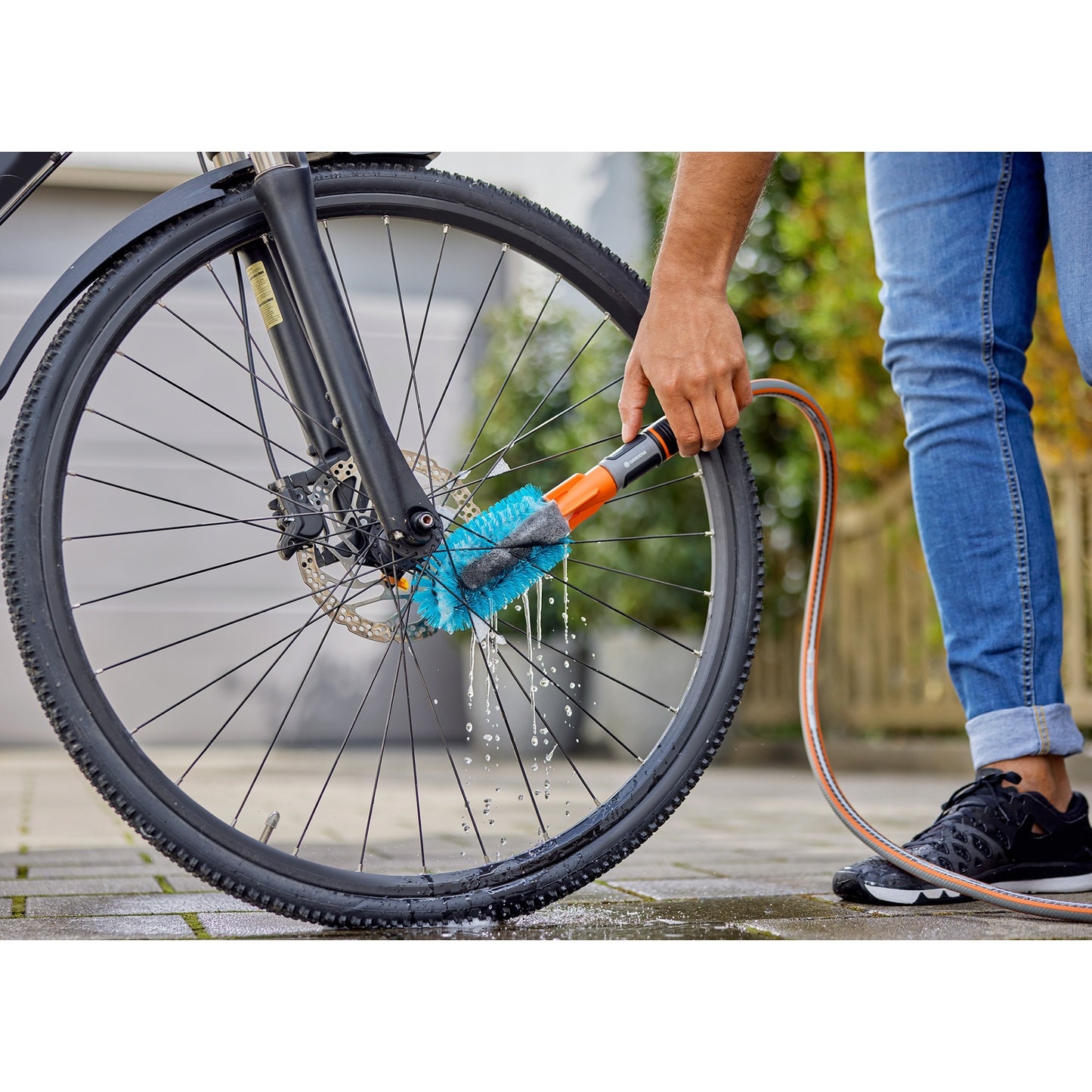 Gardena CleanSystem Fietsbrush Cleaning Set