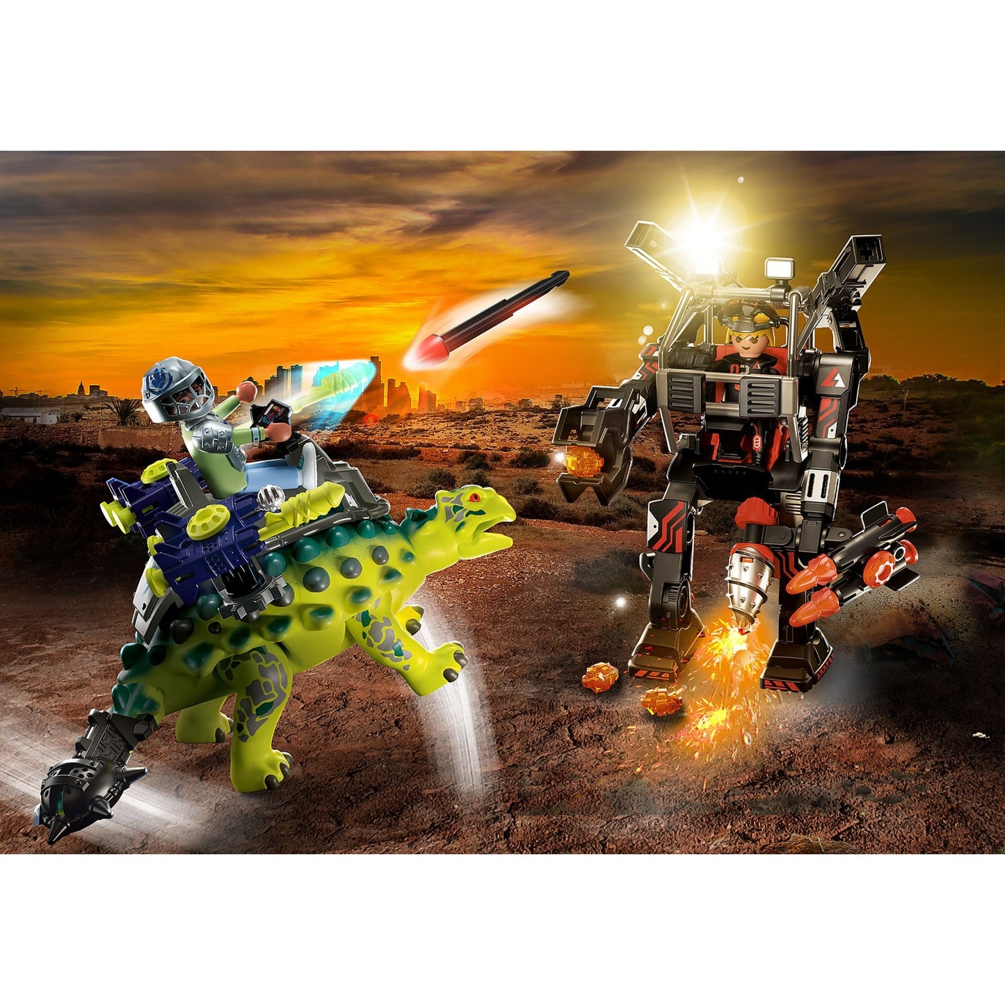 Playmobil Rise Saichania: Défense des combattants