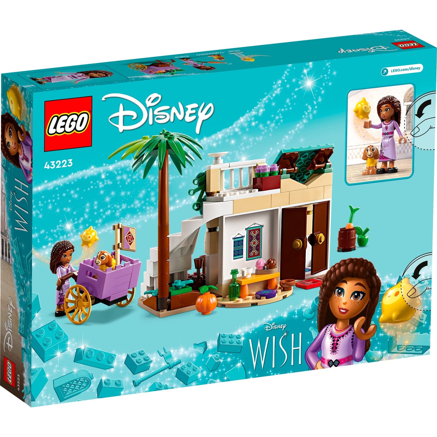 Lego disney - asha dans la ville jouets de construction Rosas (43223)