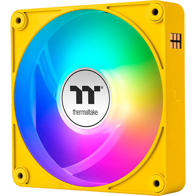 Thermaltake ct120 ex ARGB Sync PC ventilateur de refroidissement Bumblebee (3-fan pack) ventilateurs de boîtier (jaune, 3 pièces, 120 x 120 x 25 mm, PWM)