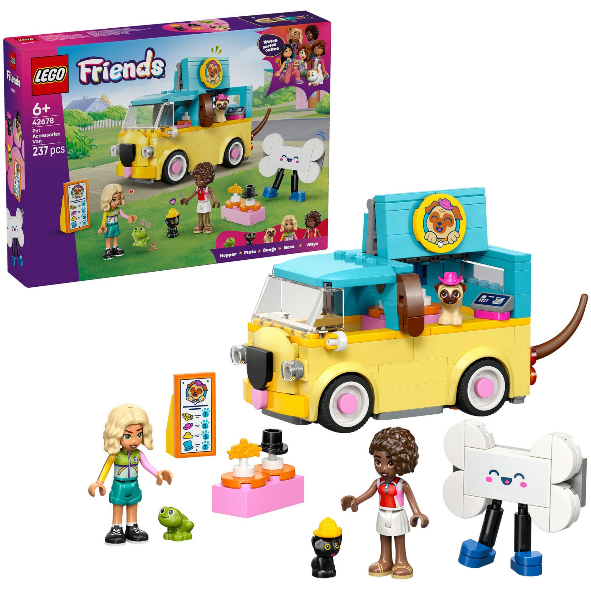 LEGO Friends 42678 Van avec accessoires pour animaux | 2 pièces