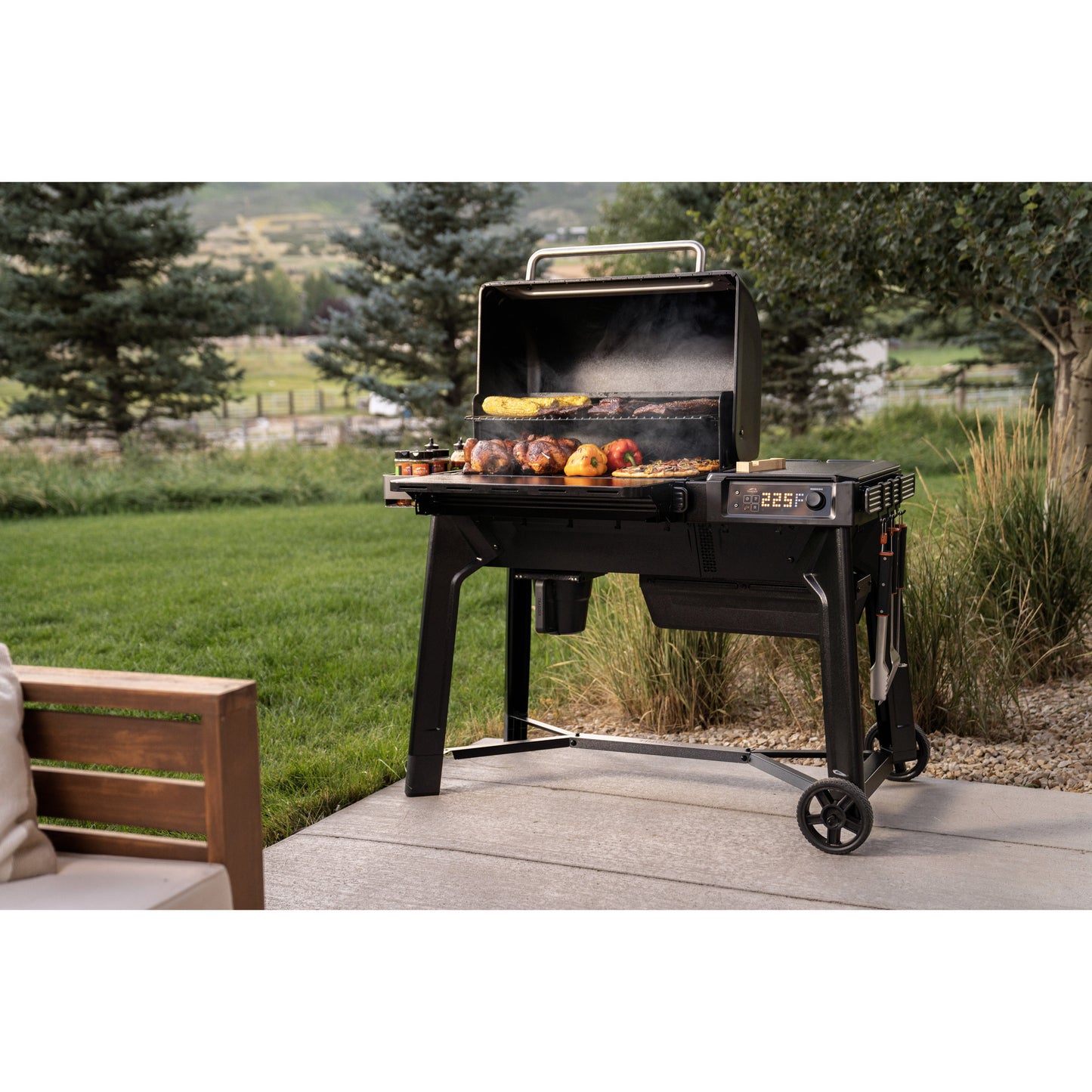 Barbecue à granulés Traeger Woodridge (noir, wifire)