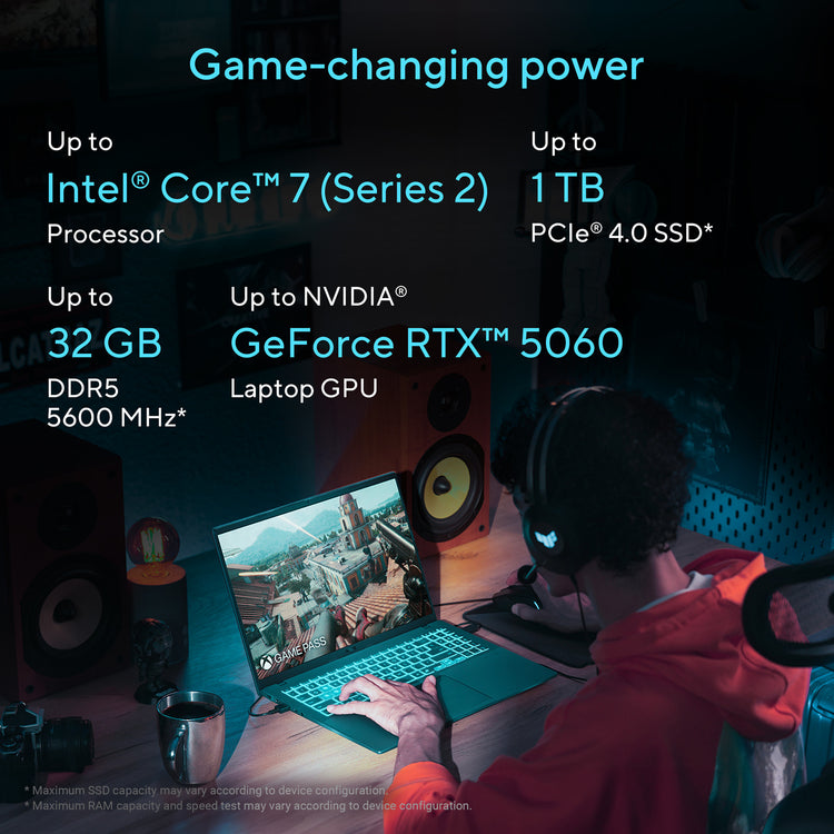 Ordinateur portable de jeu Asus v16 fx3607vp-rp003ws 16 (noir | core 7 240h | rtx 5070 | 16 go | SSD 1 to)