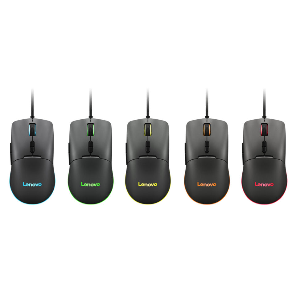Souris de jeu Lenovo m210 RVB (noir, 8 000 dpi, RVB)