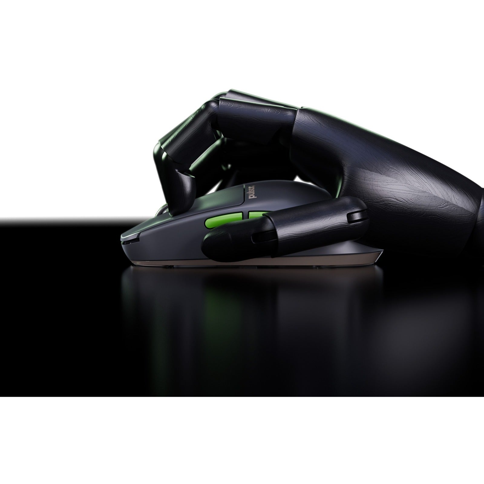 Souris de jeu Pulsar x2 crazylight - Volt Shadow (gris vert, 32 000 dpi, 8 000 Hz)