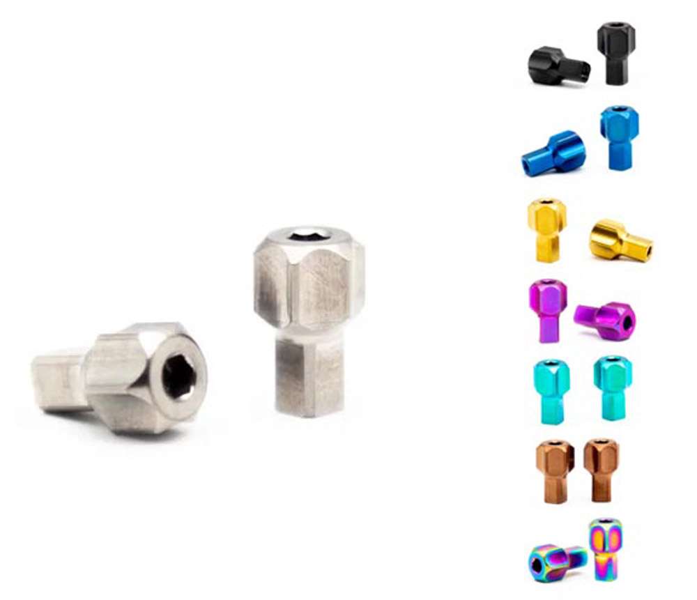 Vis de réglage en titane Oak Components pour freins Sram (2 pièces)