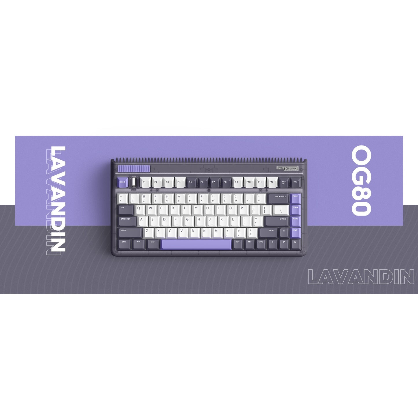 IQUnix OG80 Lavandin Wireless Mechanical Clavier